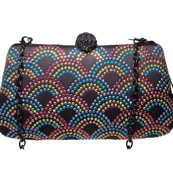 Kurt Geiger London Crystal Eagle Clutch Crossbody – NWT with Original Dust Bag - Picture 4 of 15